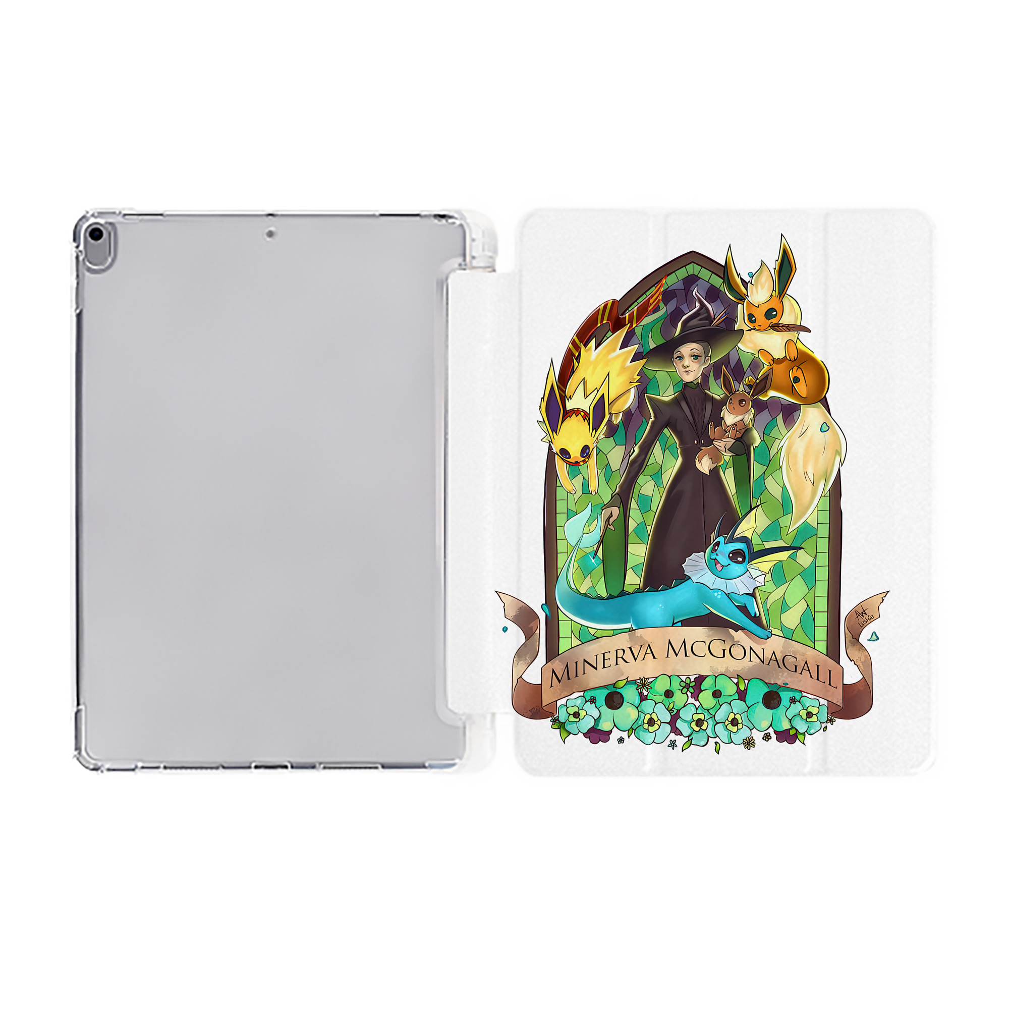 （画像用） Harry Potter ハリー・ポッターシリーズ IPad ケース ペン収納付き 三つ折りスタンド PUレザー×シリコン 対応機種9.5/10.5/10.9インチ